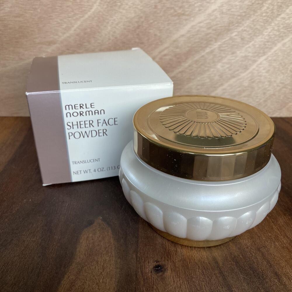 Vintage Merle Norman Sheer Face Powder Translucent 4 oz Jar New